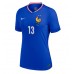 Camisa de Futebol França Kante #13 Equipamento Principal Mulheres Europeu 2024 Manga Curta